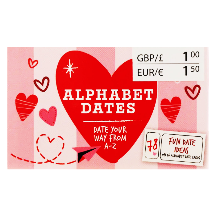 Valentine's Day Alphabet Date Cards (Pack of 78)