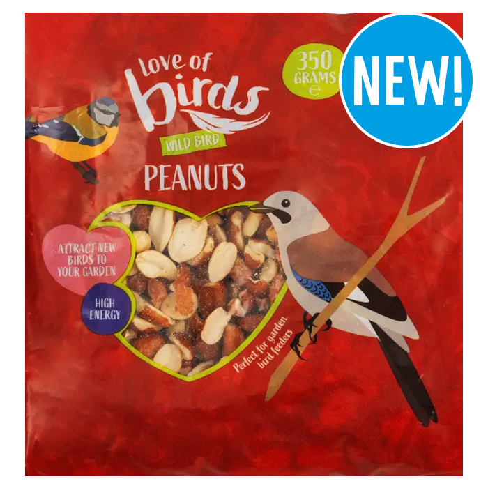 Love of Birds Wild Bird High Energy Peanuts, 350g