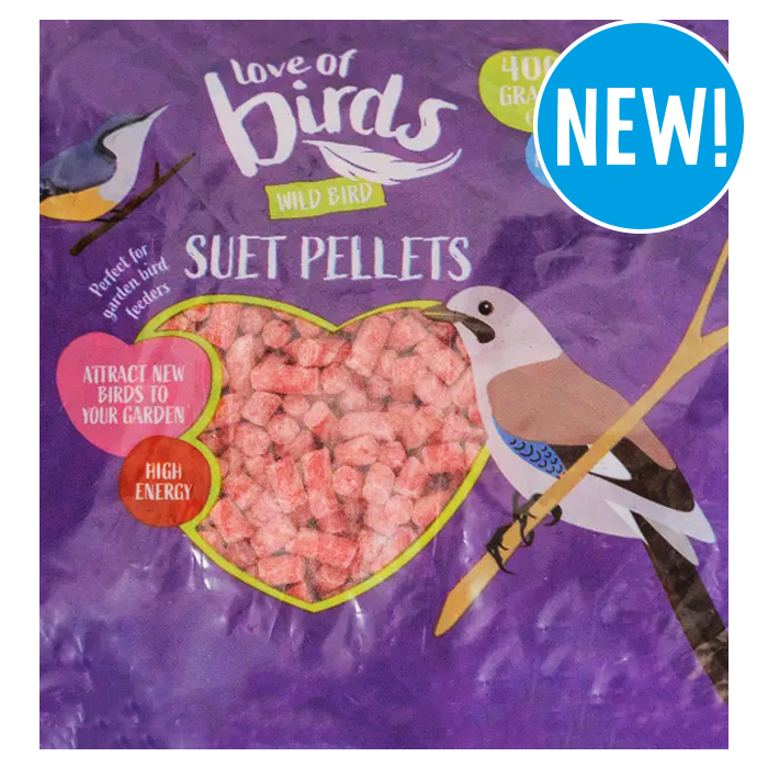 Wild Bird Suet Berry Pellets, 400g