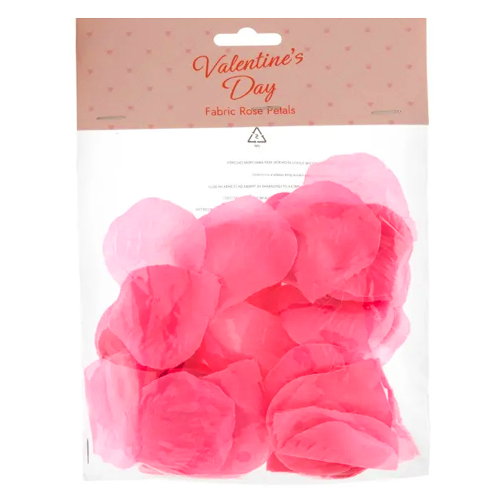 Valentines Fabric Rose Petals