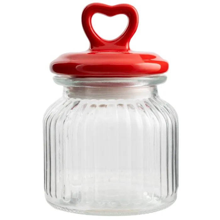 Valentine's Day Heart Storage Jar