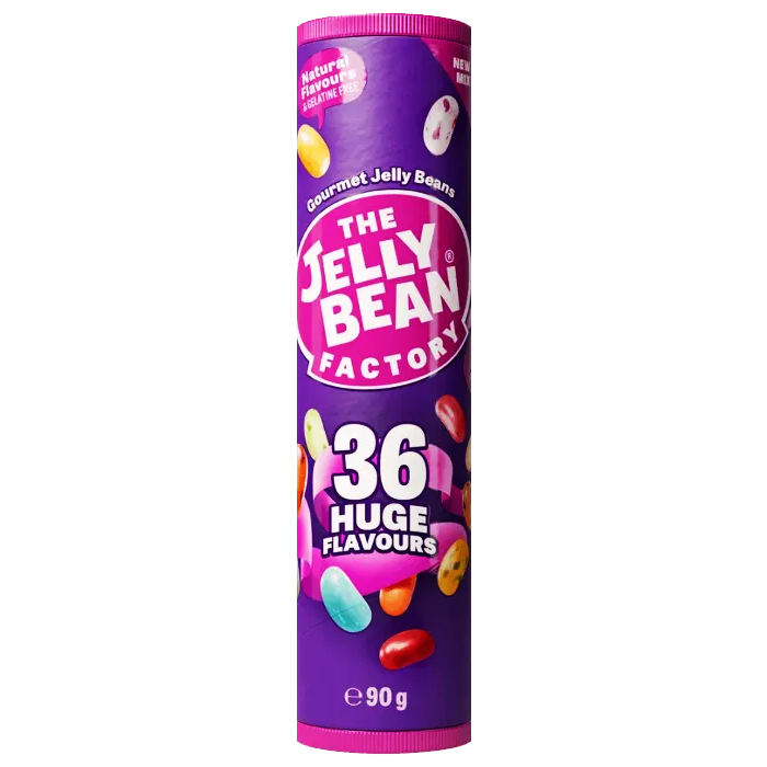 The Jelly Bean Factory Gourmet Jelly Bean Tube Mix, 90g