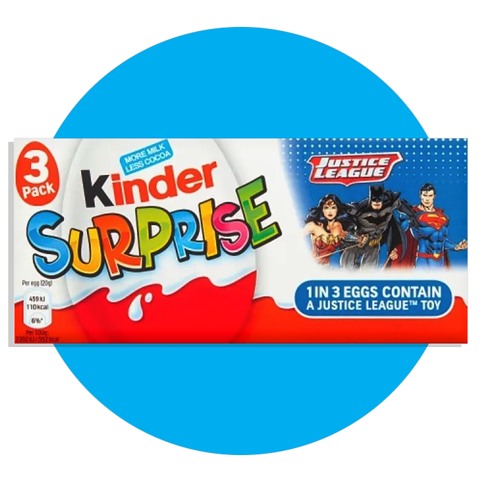 Kinder Surprise Eggs, 20g (Pack of 3)