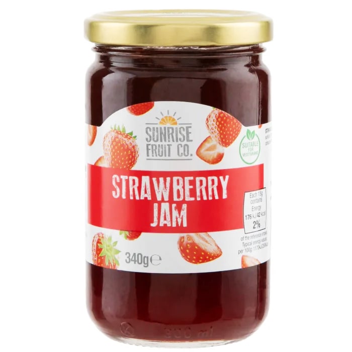 Sunrise Fruit Co. Strawberry Jam, 340g