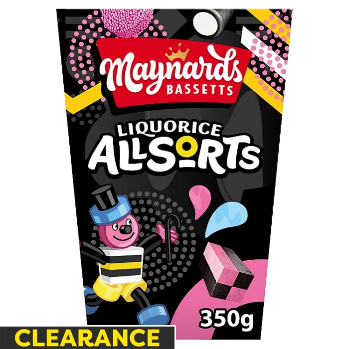 Maynards Bassetts Liquorice Allsorts, 350g