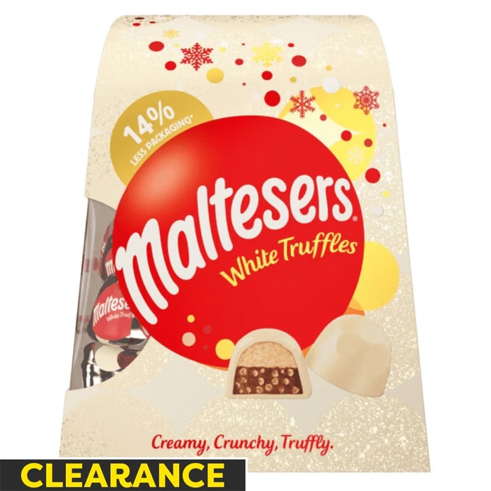 Maltesers White Chocolate Truffles Gift Box, 200g