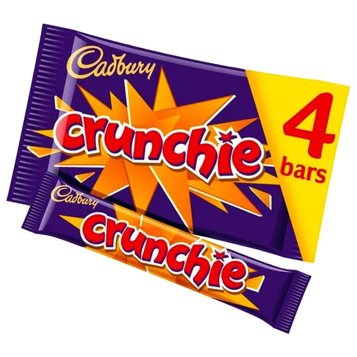 Cadbury Crunchie Bars 4 x 26.1g (104.4g)