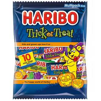Haribo Trick or Treat Mini Bags, Pack of 10