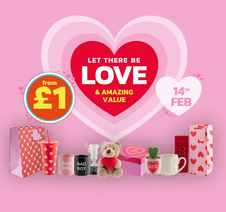 Valentine's Day at Poundland