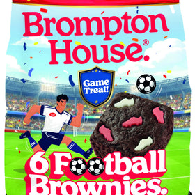 Football Brownies Bag 6 Pack