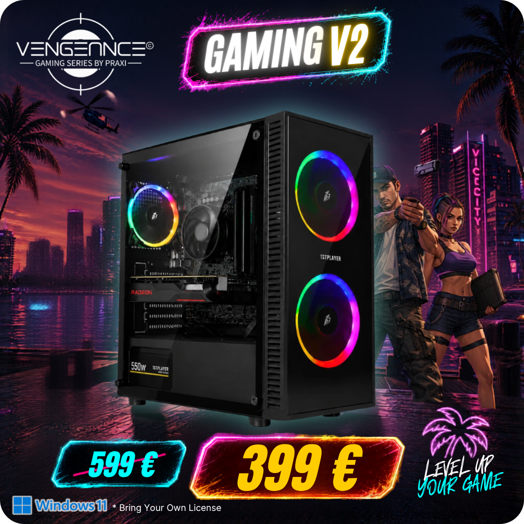 Vengeance Choice Gaming & Office-V2 Ryzen 5-5600GT/ 8GB/ 240GB SSD/ No OS Gaming PC