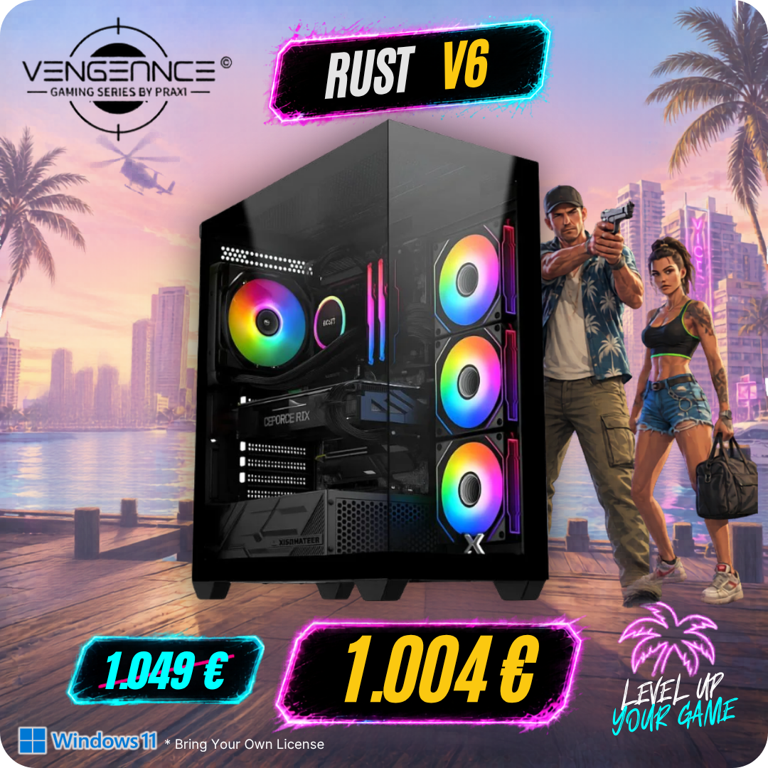 Vengeance Rust-V6 Ryzen 7-5700X/ 32GB/ 512GΒ SSD/ RΤX 5060 8GB / No OS Gaming PC