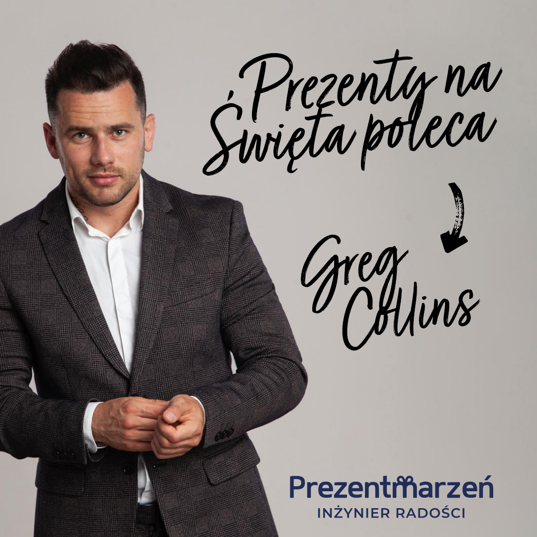 Prezenty na święta poleca Greg Collins