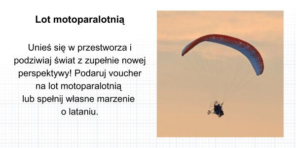 Lot motoparalotnią