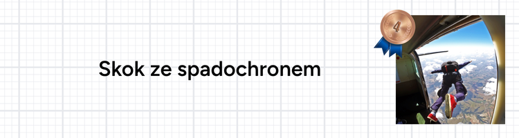 Skok ze spadochronem