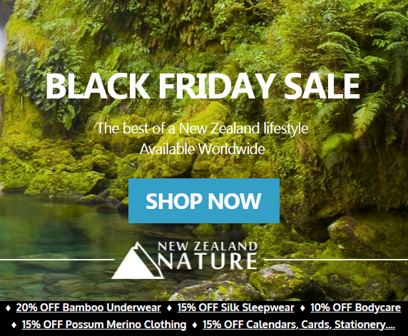 NZ Nature Black Friday Sale