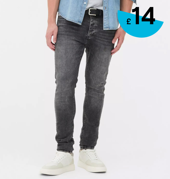 Man wearing Stretch Slim Jeans