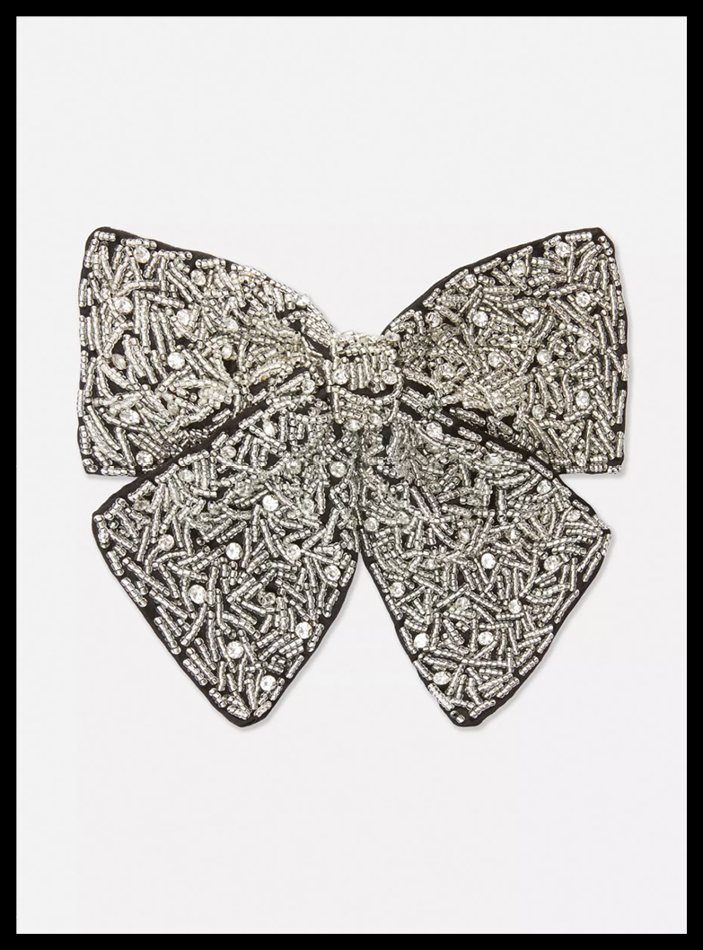 Rita Ora Embellished Bow Hair Clip