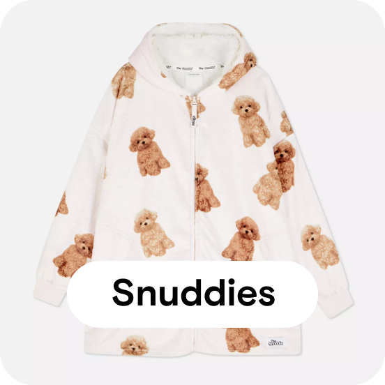 A snuddie featuring dogs