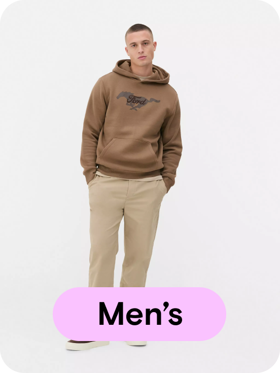 Male model wearing Ford Mustang Hoodie