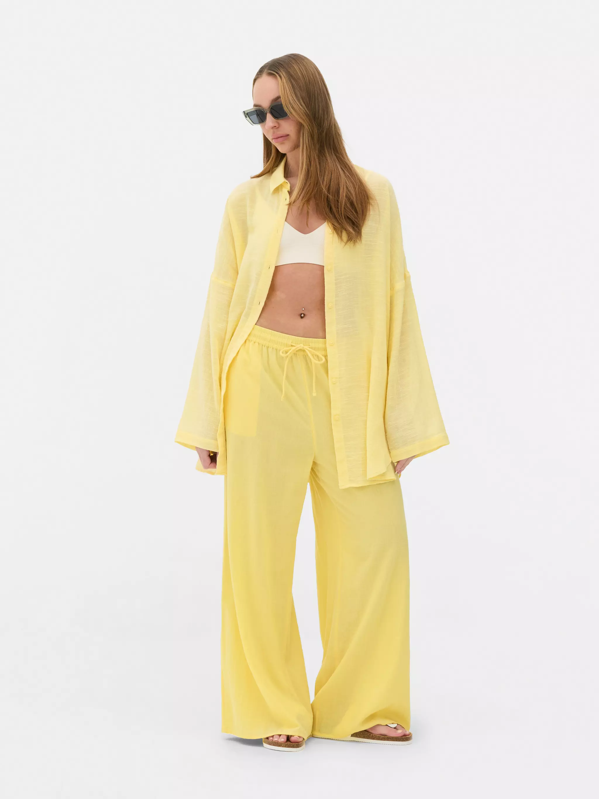 Drawstring Beach Trousers