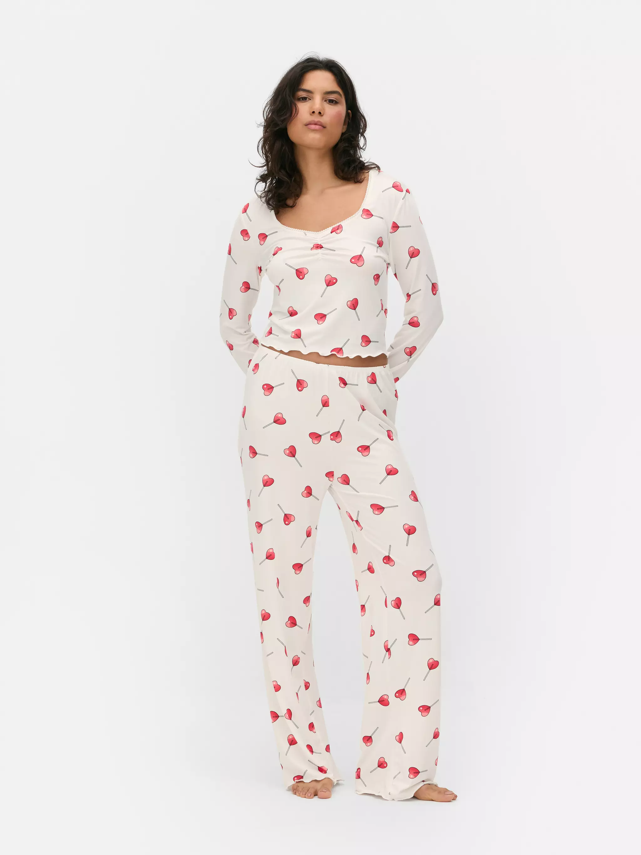 Heart Lollipop Pyjamas Set