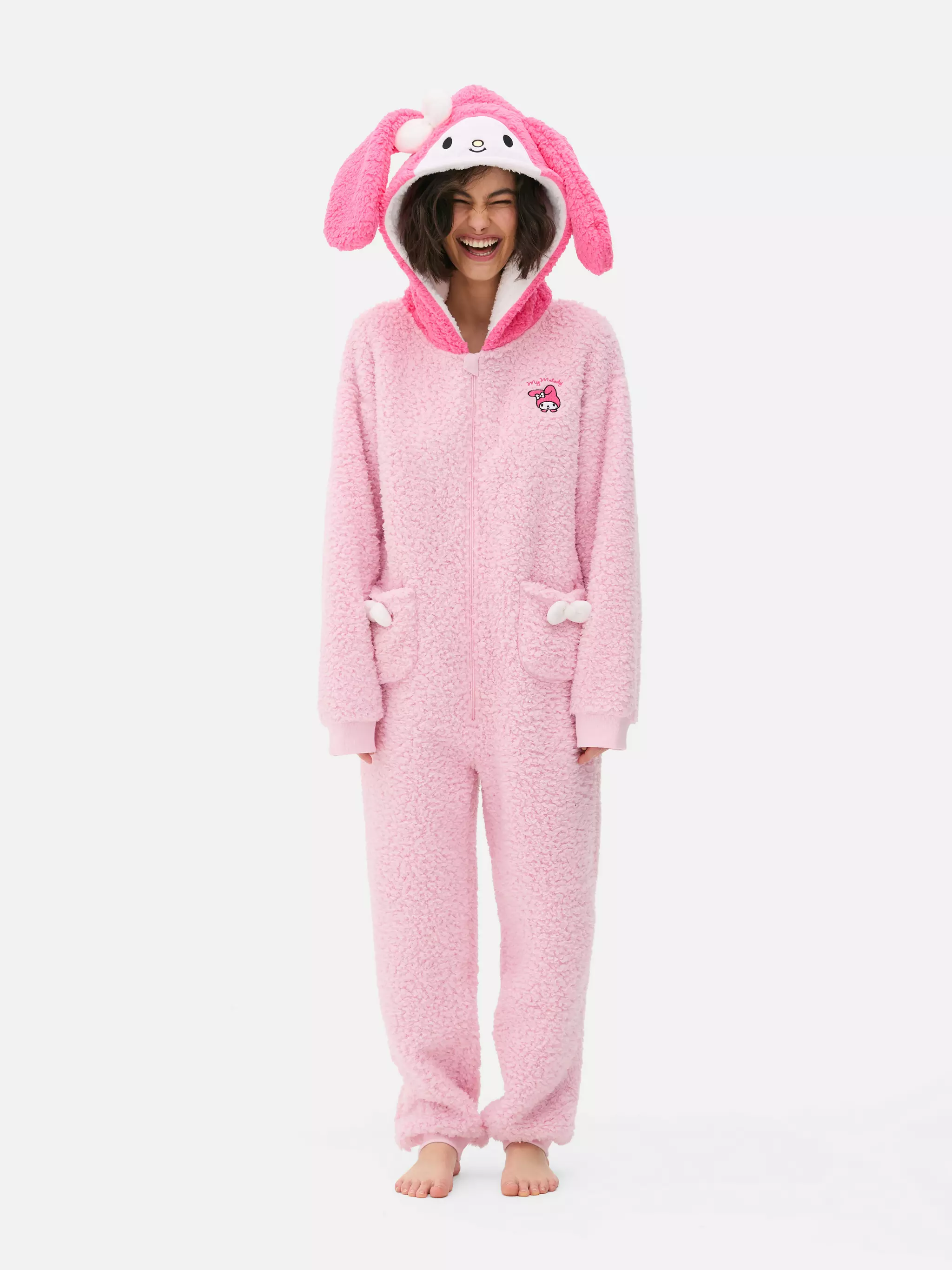 Pink Women’s Hello Kitty Character Onesie