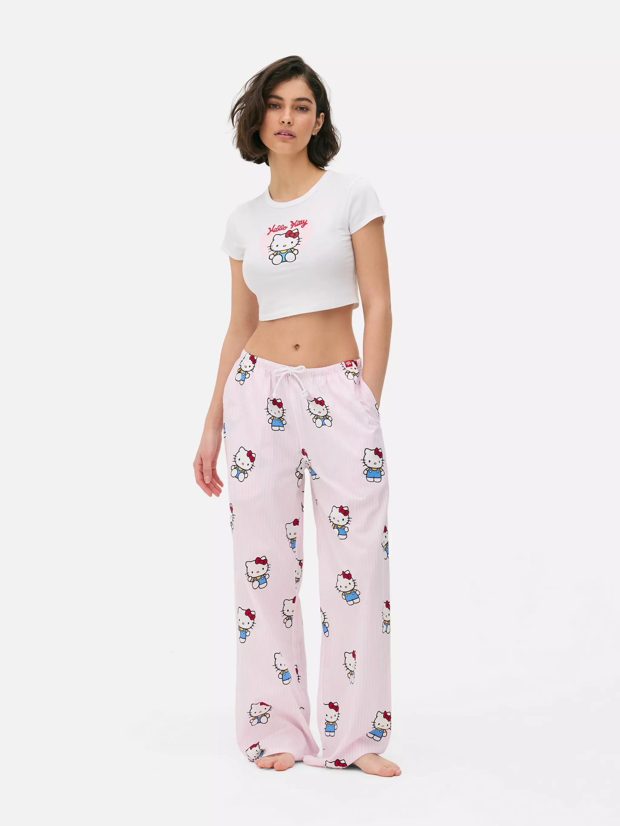 Hello Kitty and Friends Cropped Pyjama Top