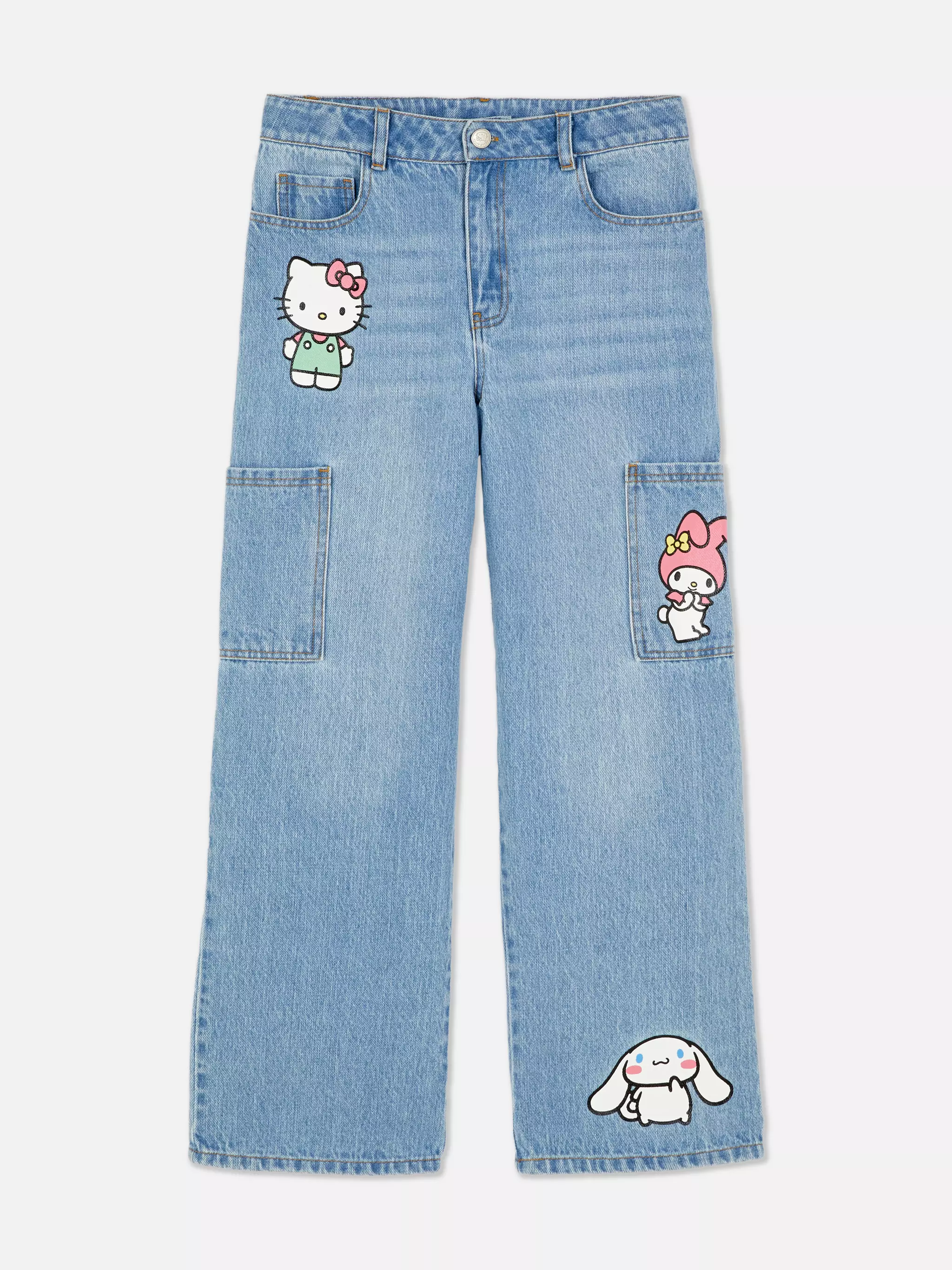 Hello Kitty and Friends Cargo Denim Jeans