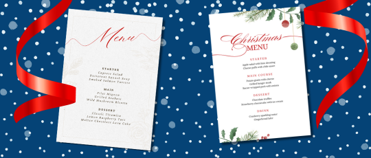 Kerstmenu zelf maken