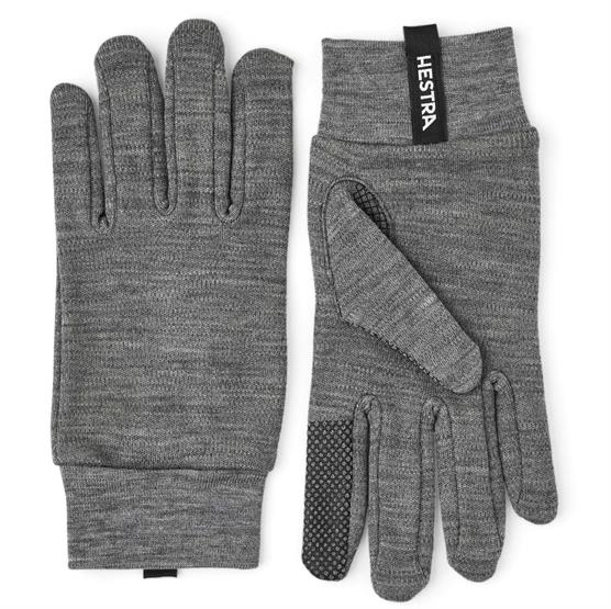 Image of Hestra Merino Touch Point - 5 Finger, Grey