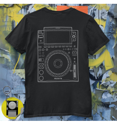 CAMISETA PIONEER DJ + LLAVERO CDJ-3000 + MASTERCLASS