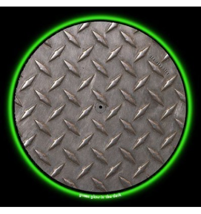 GLOWTRONICS DENON 3700 SLIPMATS DIAMOND PLATE