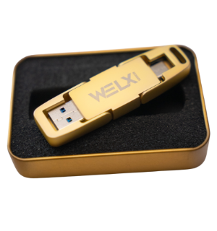 WELX ULTRAFAST - USB3.2 GOLD DUAL C & A - PENDRIVE 256GB