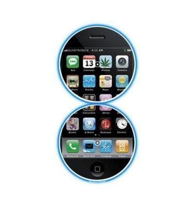 GLOWTRONICS DENON CD SLIPMATS I PHONE iPHONE