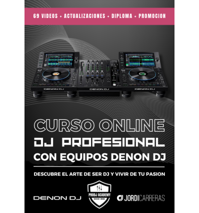 CURSO ONLINE DJ PROFESIONAL CON EQUIPOS DENON DJ