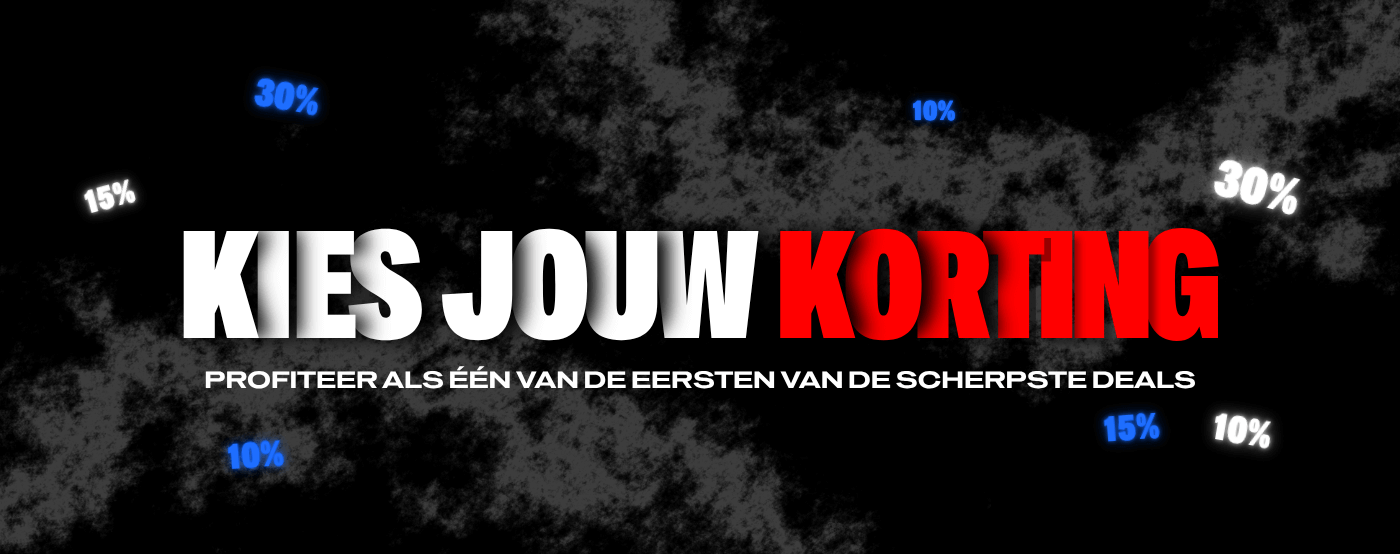 Hey, kies jouw eigen korting