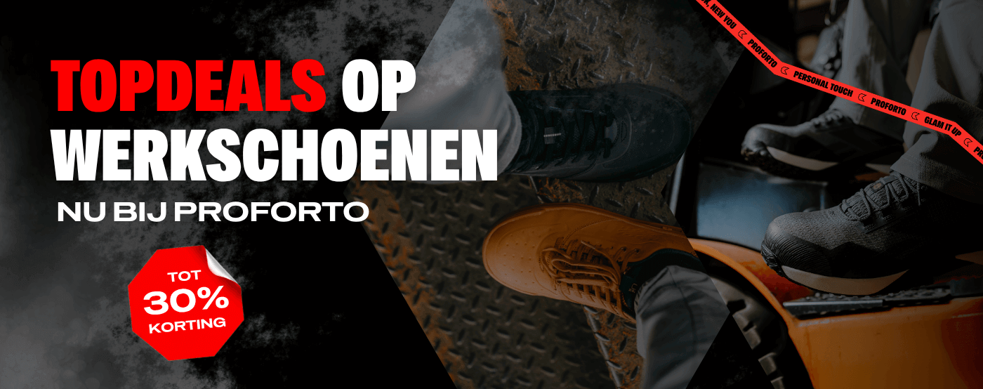Mis het niet: topdeals op werkschoenen