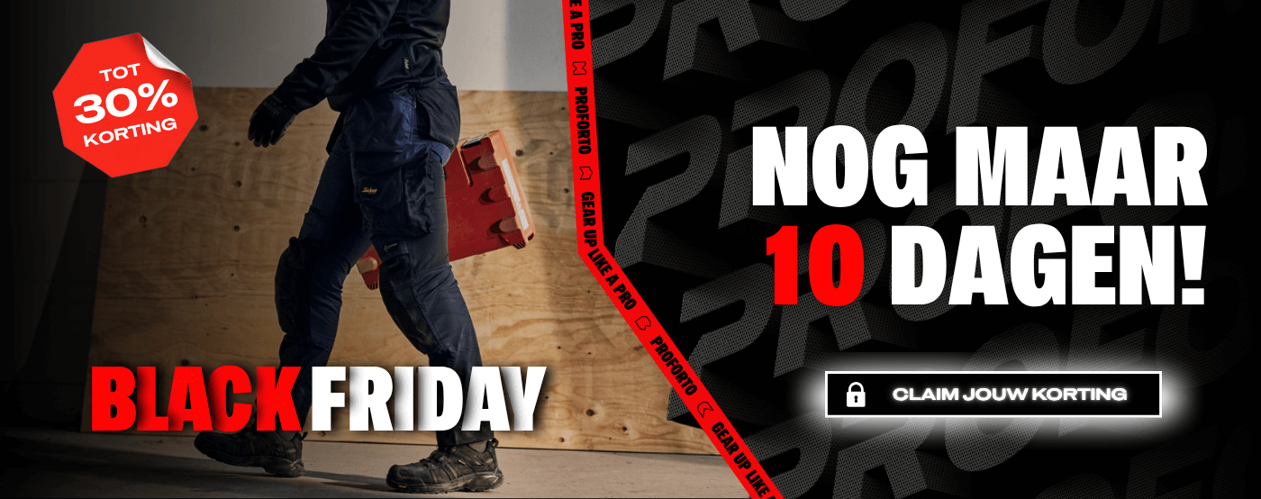 Nog maar 10 dagen Black Friday Deals bij Proforto  &#x1f631;