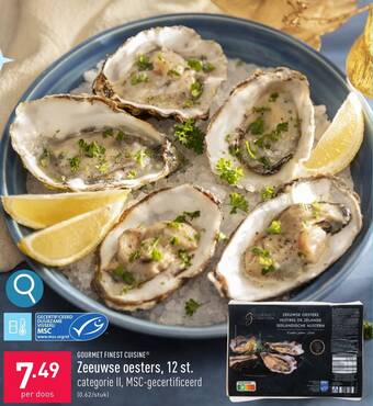 Gourmet finest cuisine zeeuwse oesters