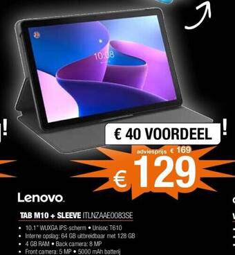 Lenovo TAB M10 + SLEEVE ITLNZAAE0083SE