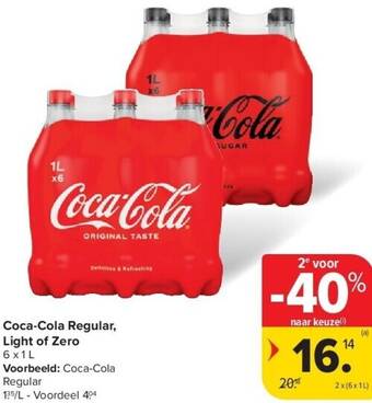 Coca-Cola Regular, Light of Zero