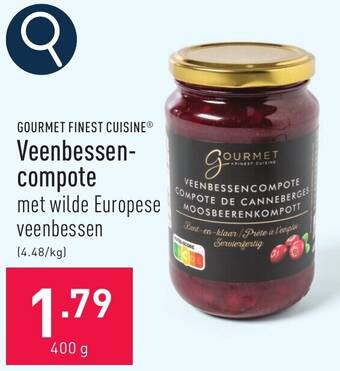 GOURMET FINEST CUISINE Veenbessencompote