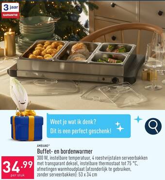 AMBIANO Buffet en bordenwarmer