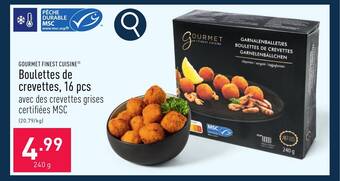 Gourmet finest cuisine Boulettes de crevettes