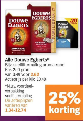 Alle Douwe Egberts