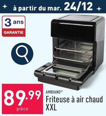 Ambiano friteuse à air chaud xxl