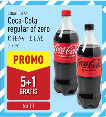 Coca-Cola regular of zero