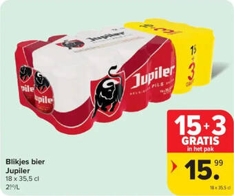 Blikjes bier Jupiler