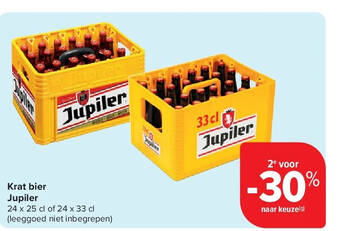 Krat bier Jupiler